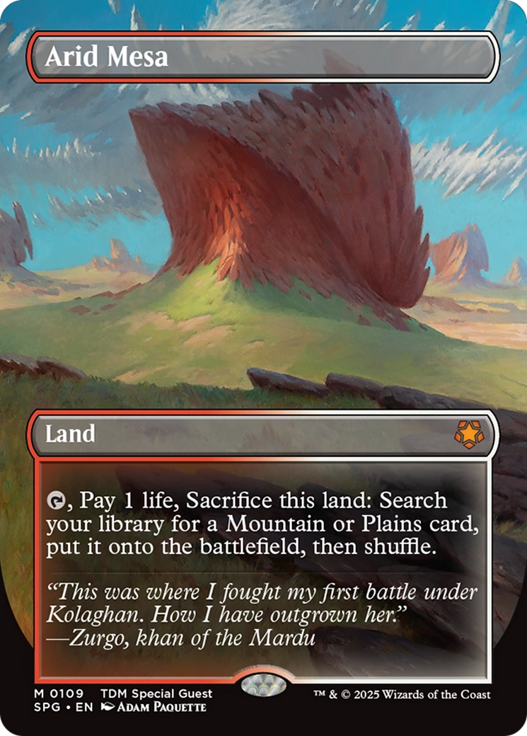 FOIL Arid Mesa (SPG-109) - Special Guests - Magic The Gathering