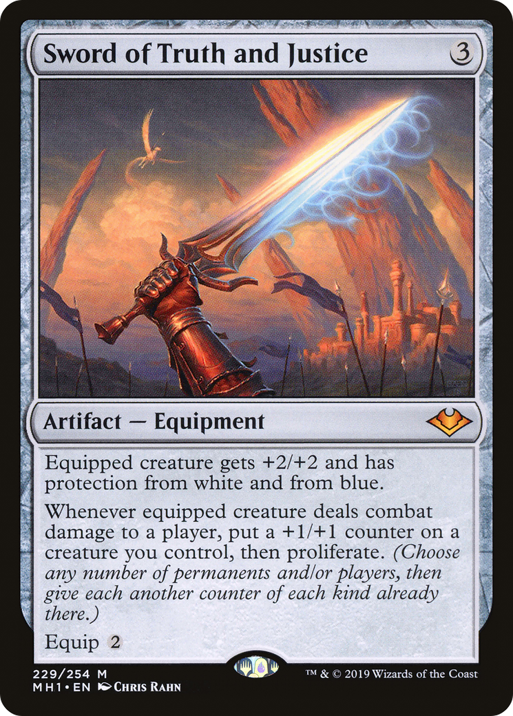 FOIL Sword of Truth and Justice (MH1-229) - Modern Horizons - Magic The Gathering