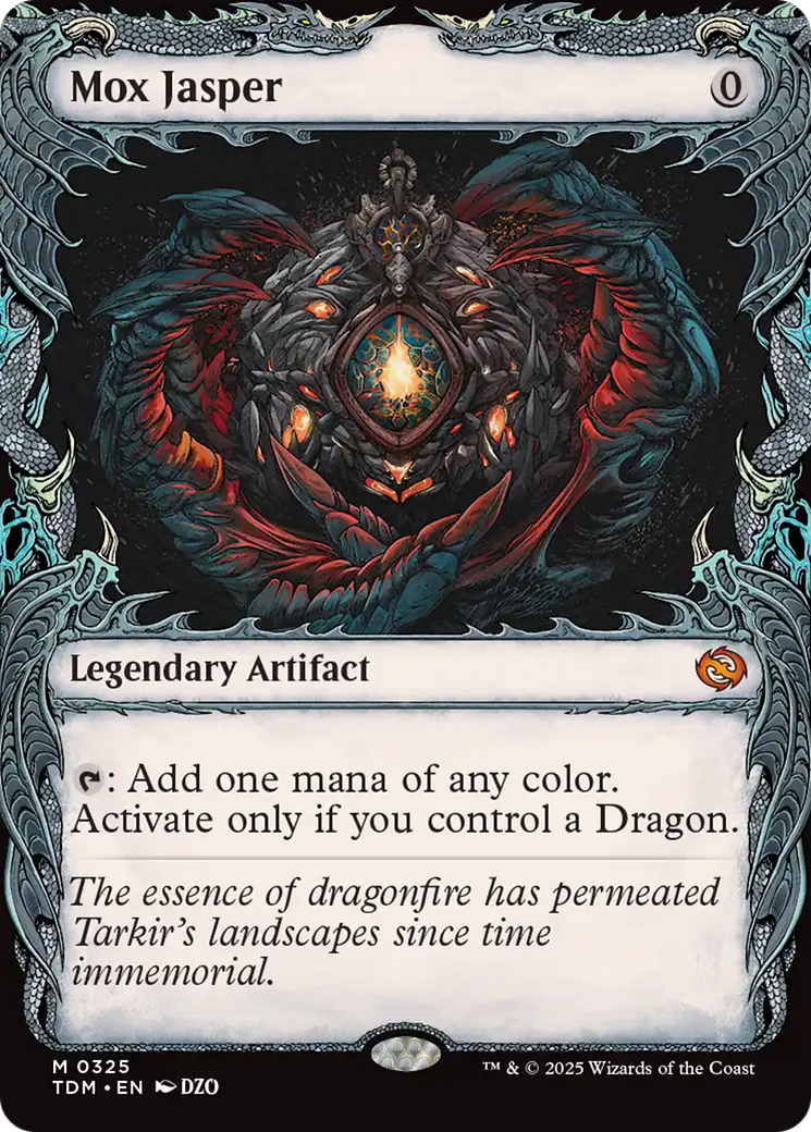 FOIL Mox Jasper (TDM-325) - Tarkir: Dragonstorm - Magic The Gathering