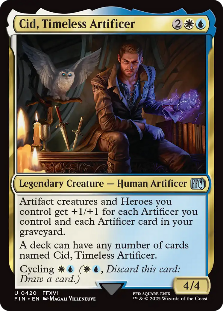 Cid, Timeless Artificer (0420) (FIN-420) - FINAL FANTASY - Magic The Gathering