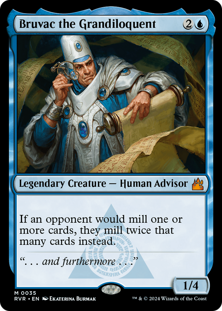 FOIL Bruvac the Grandiloquent (RVR-035) - Ravnica Remastered - Magic The Gathering
