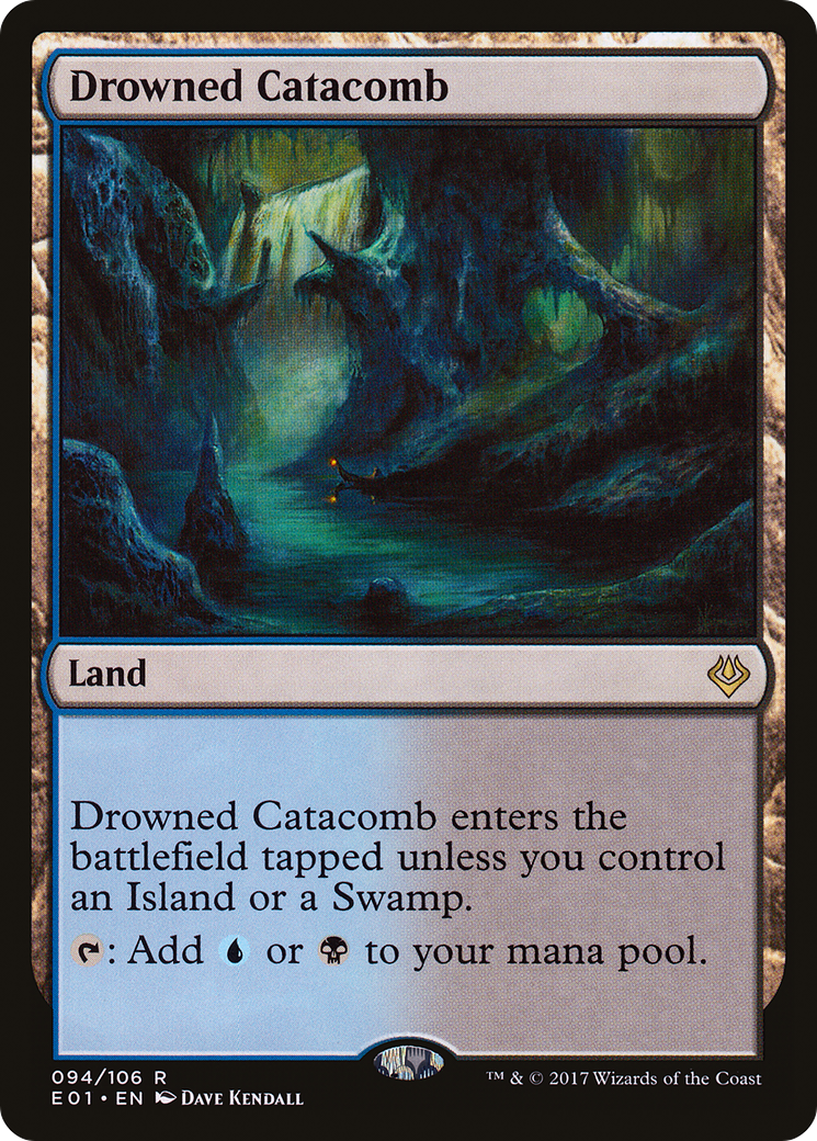 Drowned Catacomb (AC2-094) - Archenemy: Nicol Bolas - Magic The Gathering