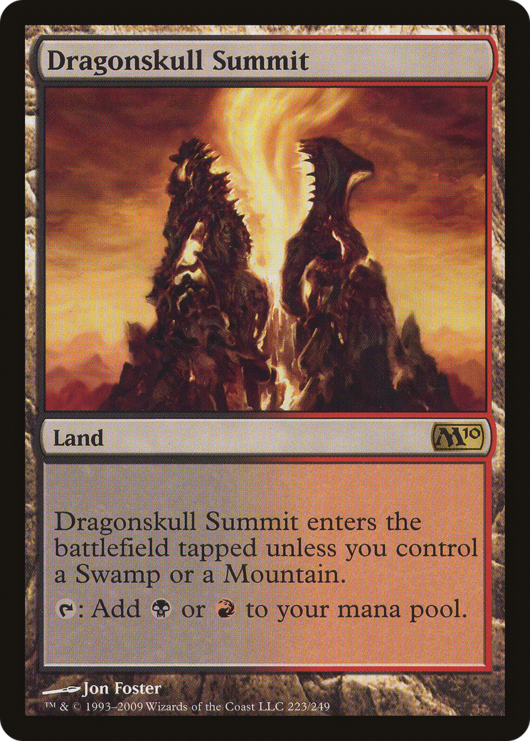 Dragonskull Summit (M10-223) - Magic 2010 - Magic The Gathering