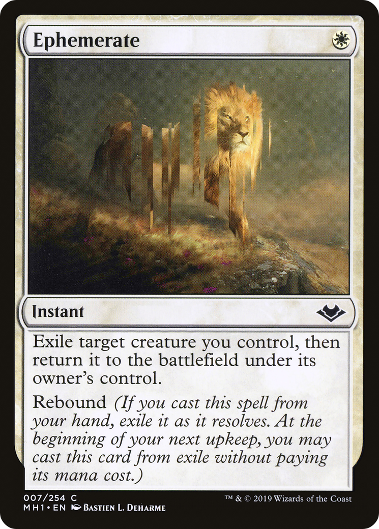 Ephemerate (MH1-007) - Modern Horizons - Magic The Gathering