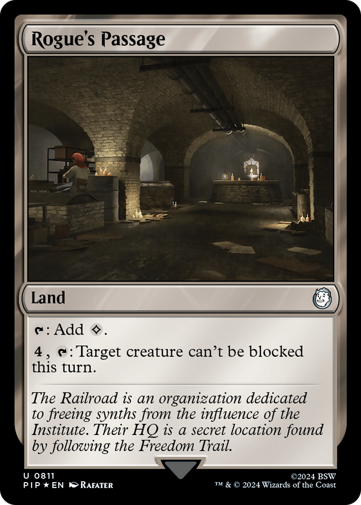 FOIL Rogue's Passage (Surge Foil) (PIP-811) - Fallout - Magic The Gathering