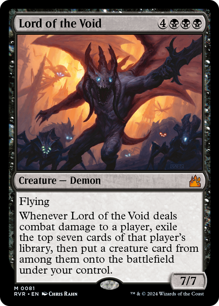 Lord of the Void (RVR-081) - Ravnica Remastered - Magic The Gathering
