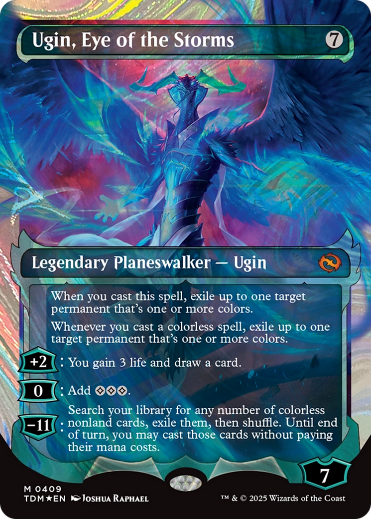 FOIL Ugin, Eye of the Storms (TDM-409) - Tarkir: Dragonstorm - Magic The Gathering