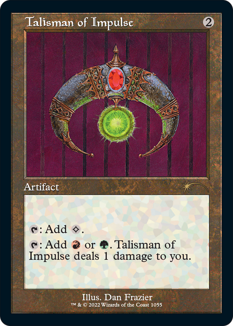 Talisman of Impulse (Retro Frame) (SLD-1055) - Secret Lair Drop - Magic The Gathering