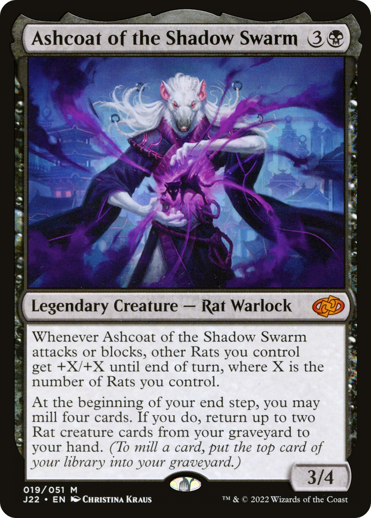 Ashcoat of the Shadow Swarm (J22-019) - Jumpstart 2022 - Magic The Gathering