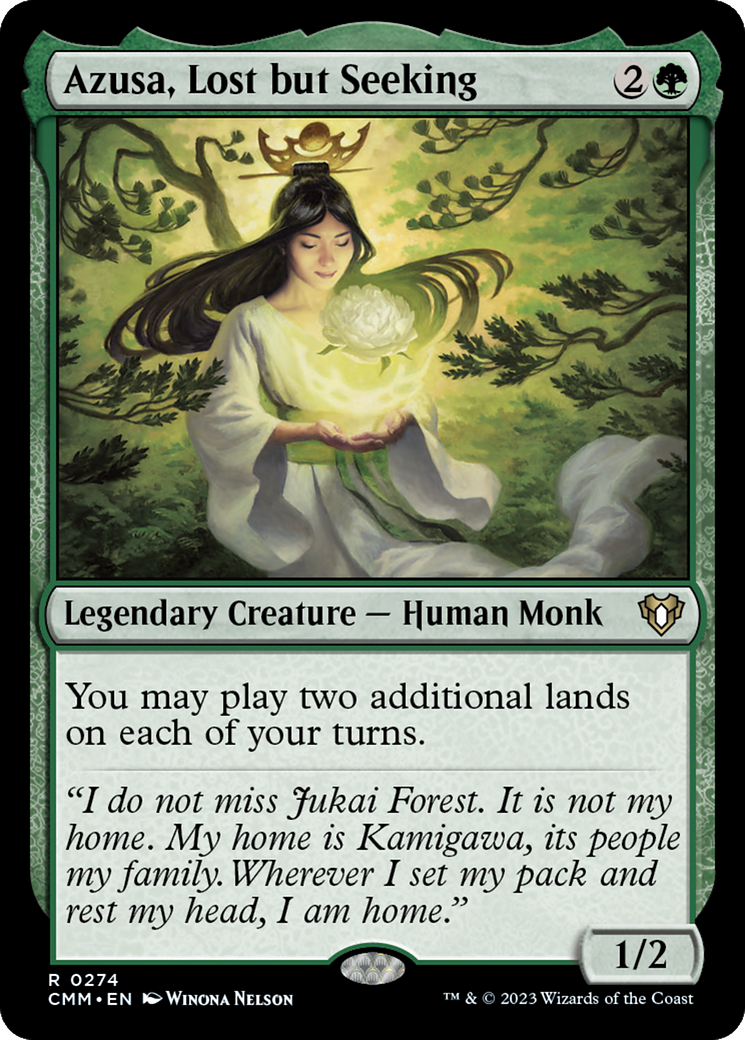 Azusa, Lost but Seeking (CMM-274) - Commander Masters - Magic The Gathering