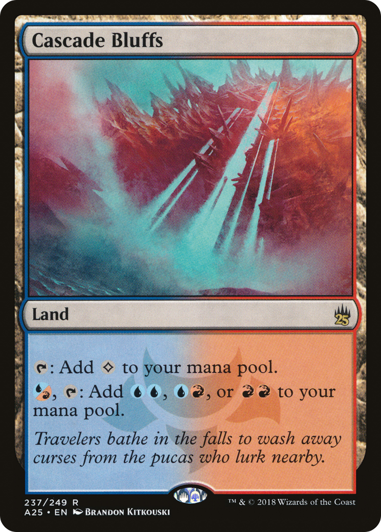 Cascade Bluffs (A25-237) - Masters 25 - Magic The Gathering