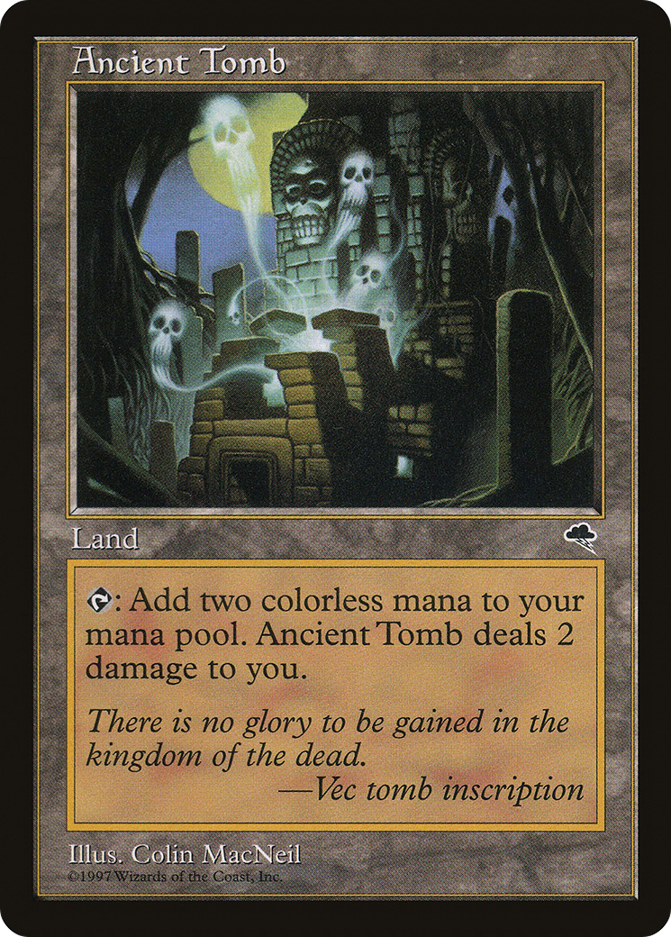 Ancient Tomb (TMP-315) - Tempest - Magic The Gathering