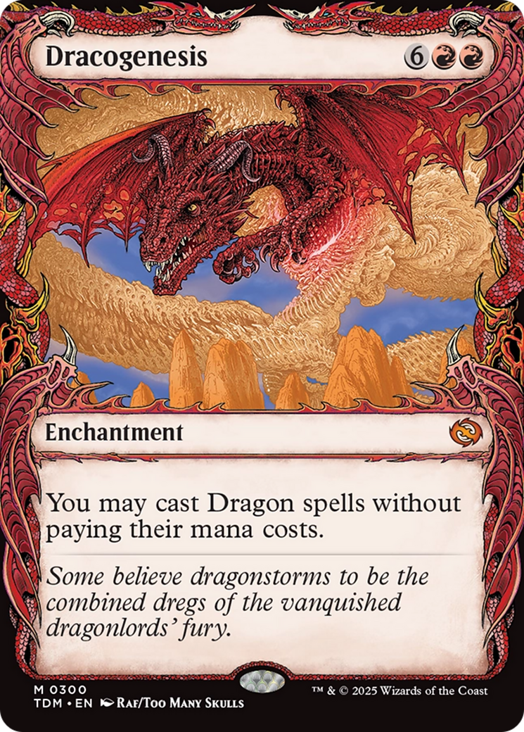 Dracogenesis (TDM-300) - Tarkir: Dragonstorm - Magic The Gathering