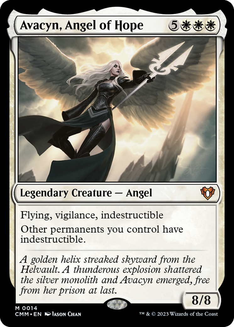 FOIL Avacyn, Angel of Hope (CMM-014) - Commander Masters - Magic The Gathering