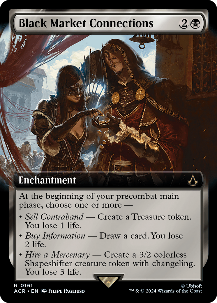 Black Market Connections (Extended Art) (ACR-161) - Assassin's Creed - Magic The Gathering