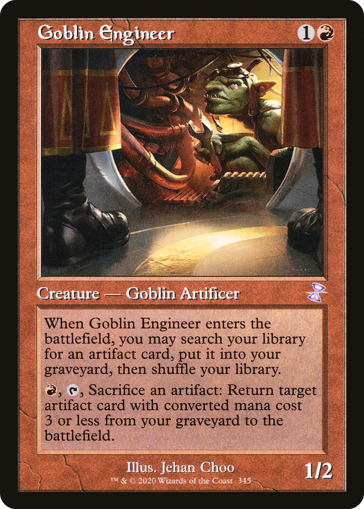 Goblin Engineer (TSR-345) - Time Spiral Remastered - Magic The Gathering