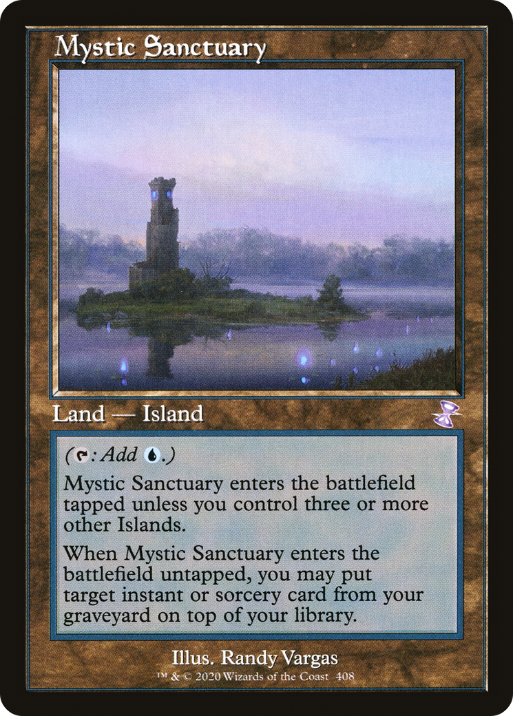 FOIL Mystic Sanctuary (TSR-408) - Time Spiral Remastered - Magic The Gathering