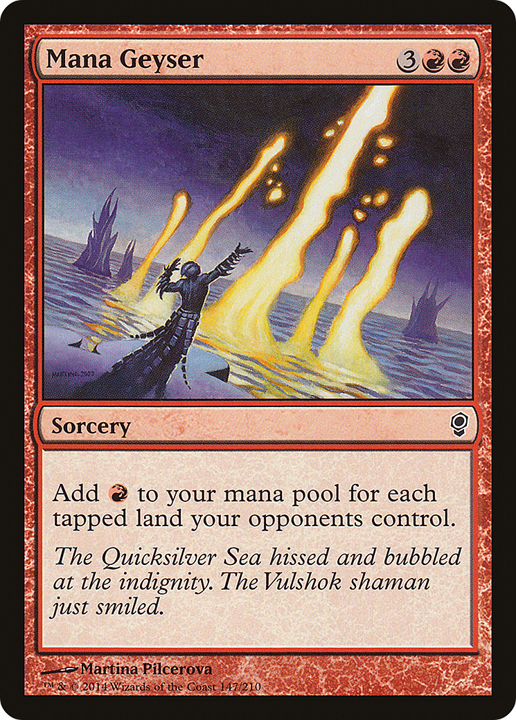 Mana Geyser (CNS-147) - Conspiracy - Magic The Gathering
