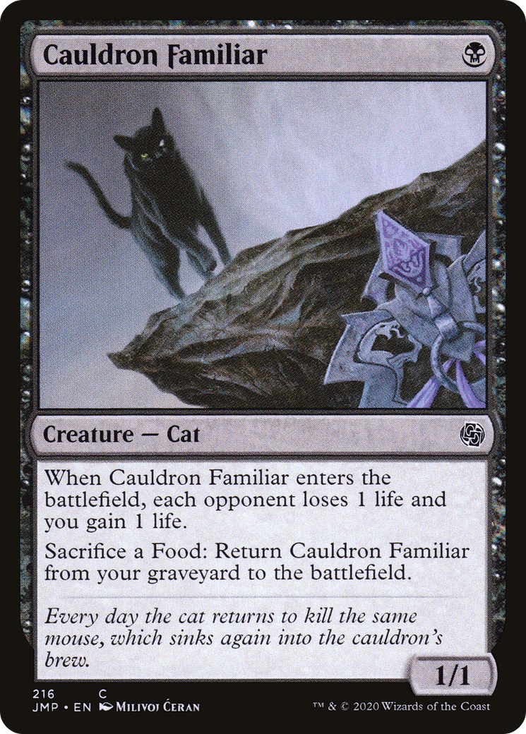 Cauldron Familiar (JMP-216) - Jumpstart - Magic The Gathering