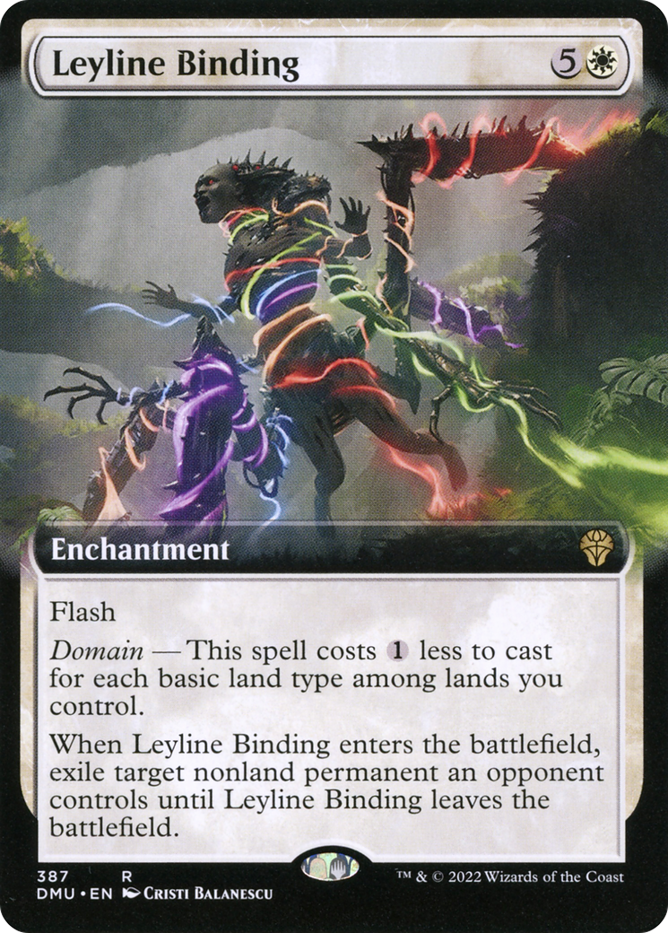 Leyline Binding (Extended Art) (DMU-387) - Dominaria United - Magic The Gathering