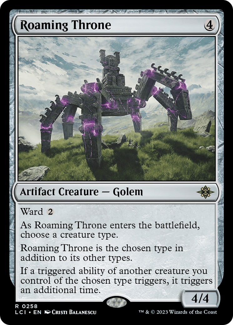 FOIL Roaming Throne (LCI-258) - The Lost Caverns of Ixalan - Magic The Gathering