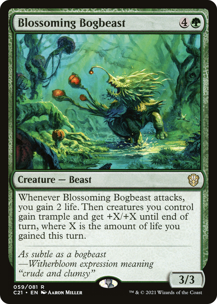 Blossoming Bogbeast (C21-059) - Commander 2021 - Magic The Gathering