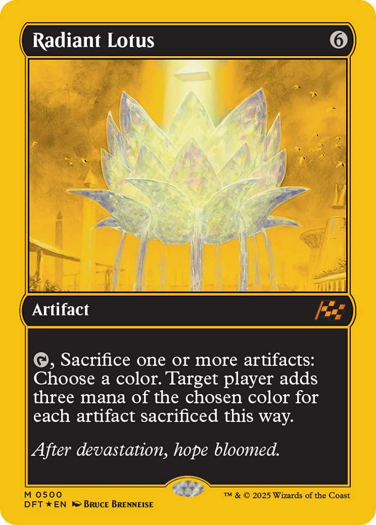 FOIL Radiant Lotus (DFT-500) - Aetherdrift - Magic The Gathering