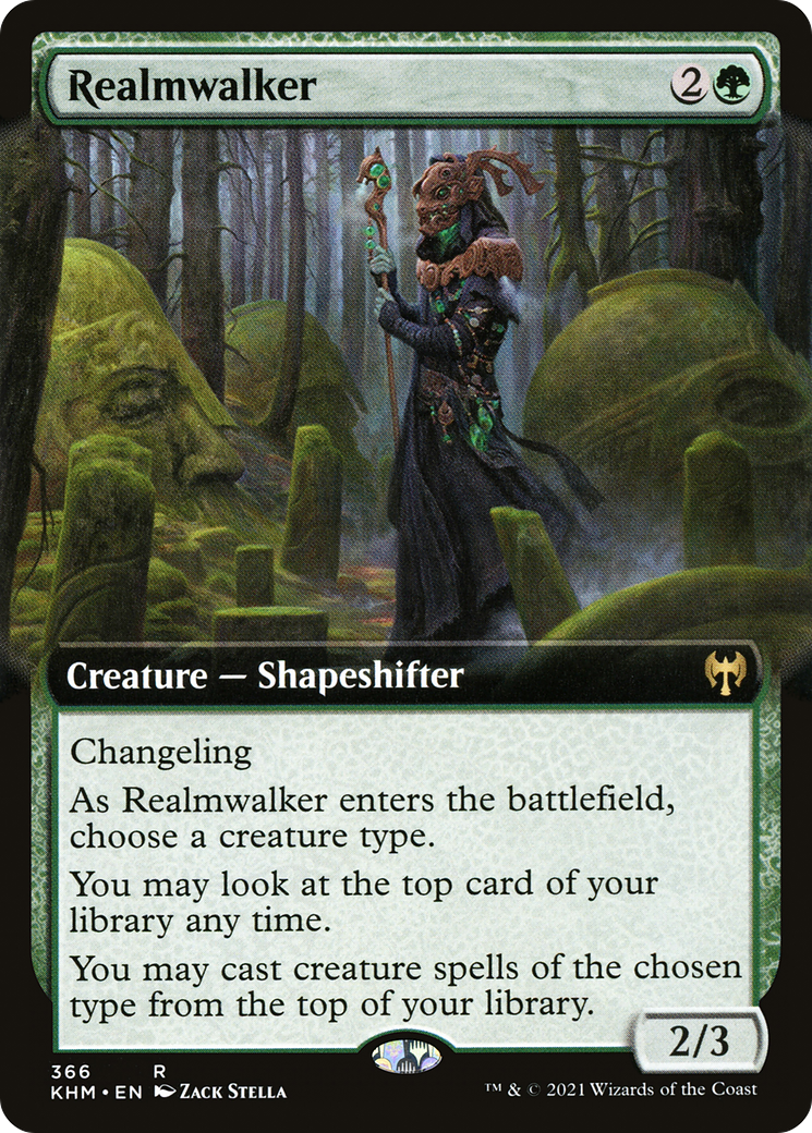 Realmwalker (Extended Art) (KHM-366) - Kaldheim - Magic The Gathering