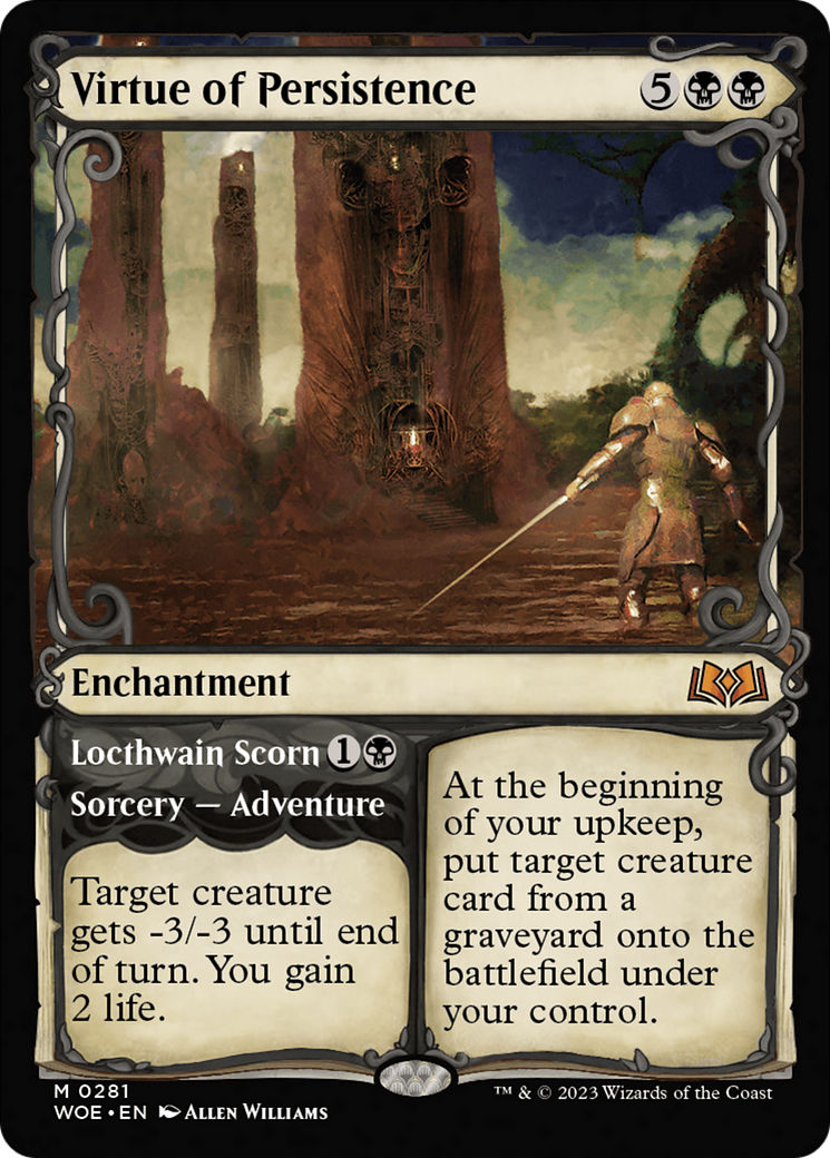 Virtue of Persistence (Showcase) (WOE-281) - Wilds of Eldraine - Magic The Gathering