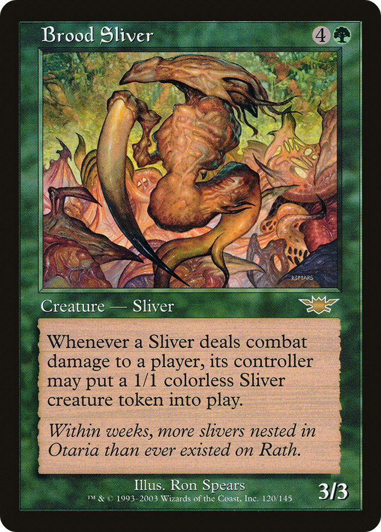 FOIL Brood Sliver (LGN-120) - Legions - Magic The Gathering