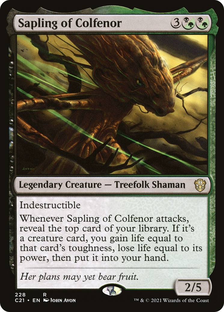 Sapling of Colfenor (C21-228) - Commander 2021 - Magic The Gathering