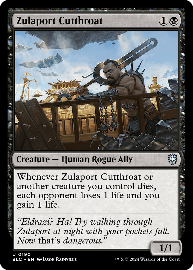 Zulaport Cutthroat (BLC-190) - Bloomburrow Commander - Magic The Gathering