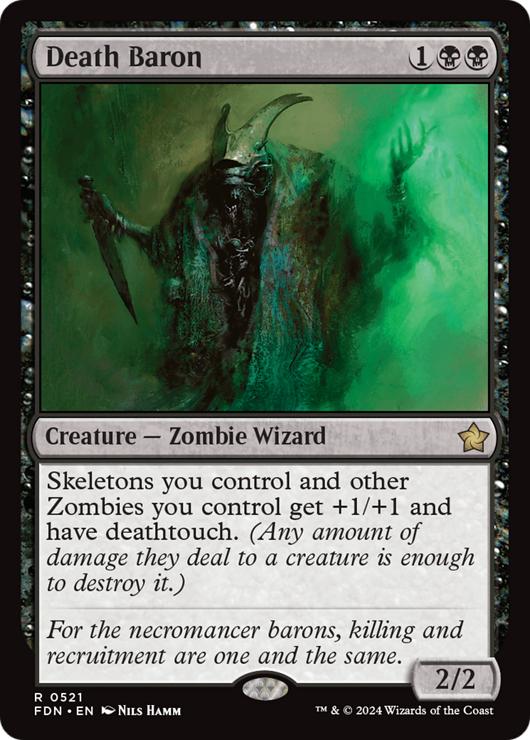 Death Baron (FDN-521) - Foundations - Magic The Gathering