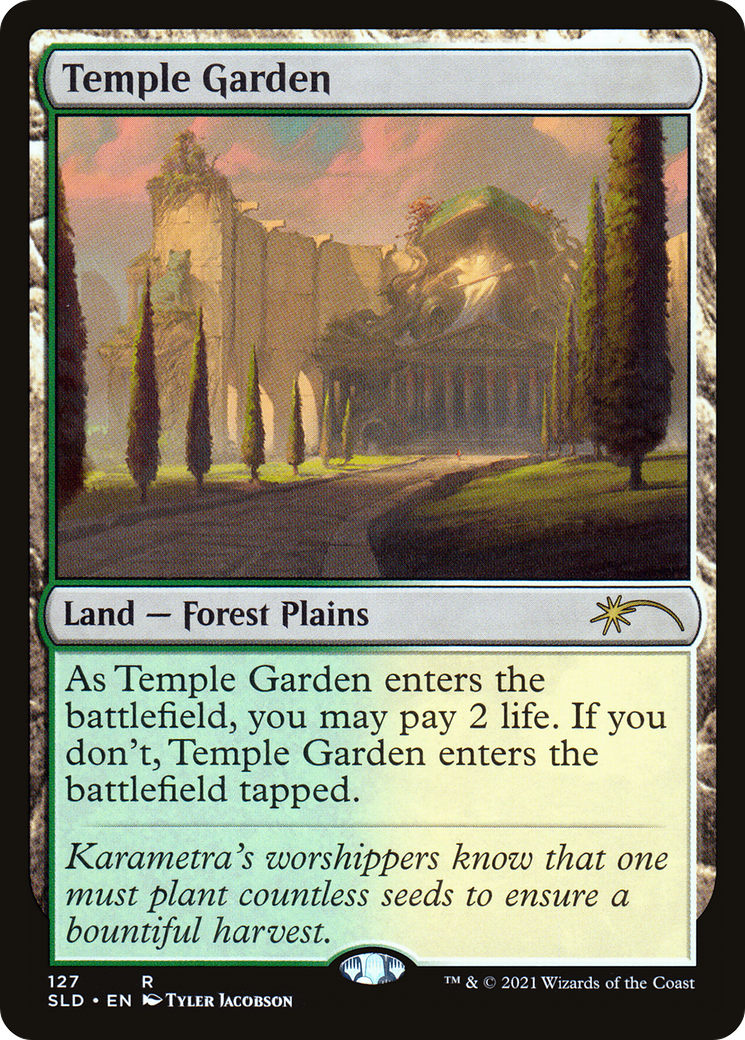 Temple Garden (SLD-127) - Secret Lair Drop - Magic The Gathering
