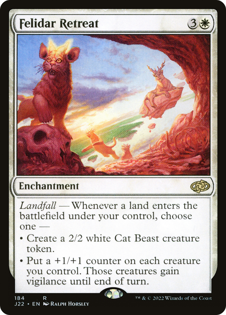 Felidar Retreat (J22-184) - Jumpstart 2022 - Magic The Gathering