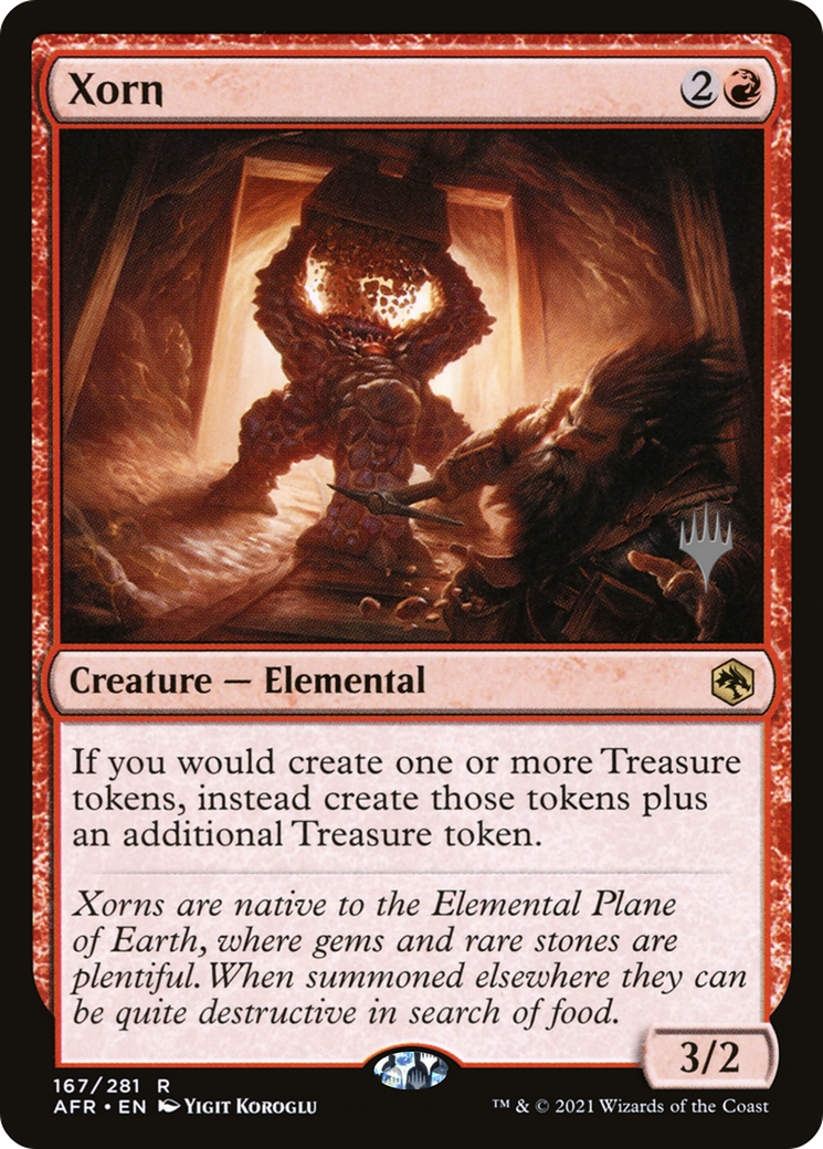 FOIL Xorn (PPAFR-167P) - Adventures in the Forgotten Realms Promos - Magic The Gathering