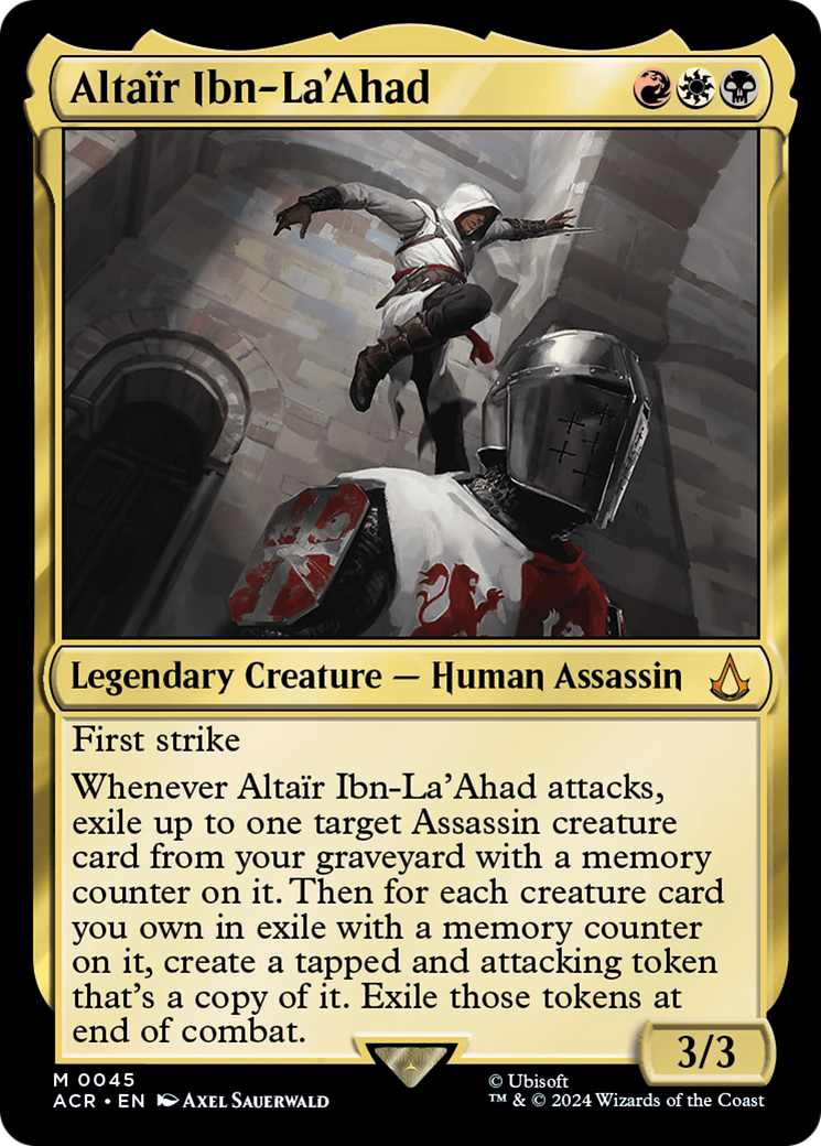 Altair Ibn-La'Ahad (ACR-045) - Assassin's Creed - Magic The Gathering