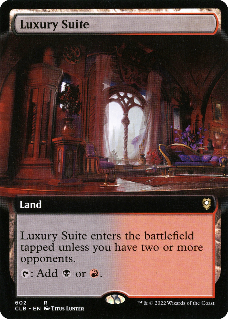 Luxury Suite (Extended Art) (CLB-602) - Commander Legends: Battle for Baldur's Gate - Magic The Gathering