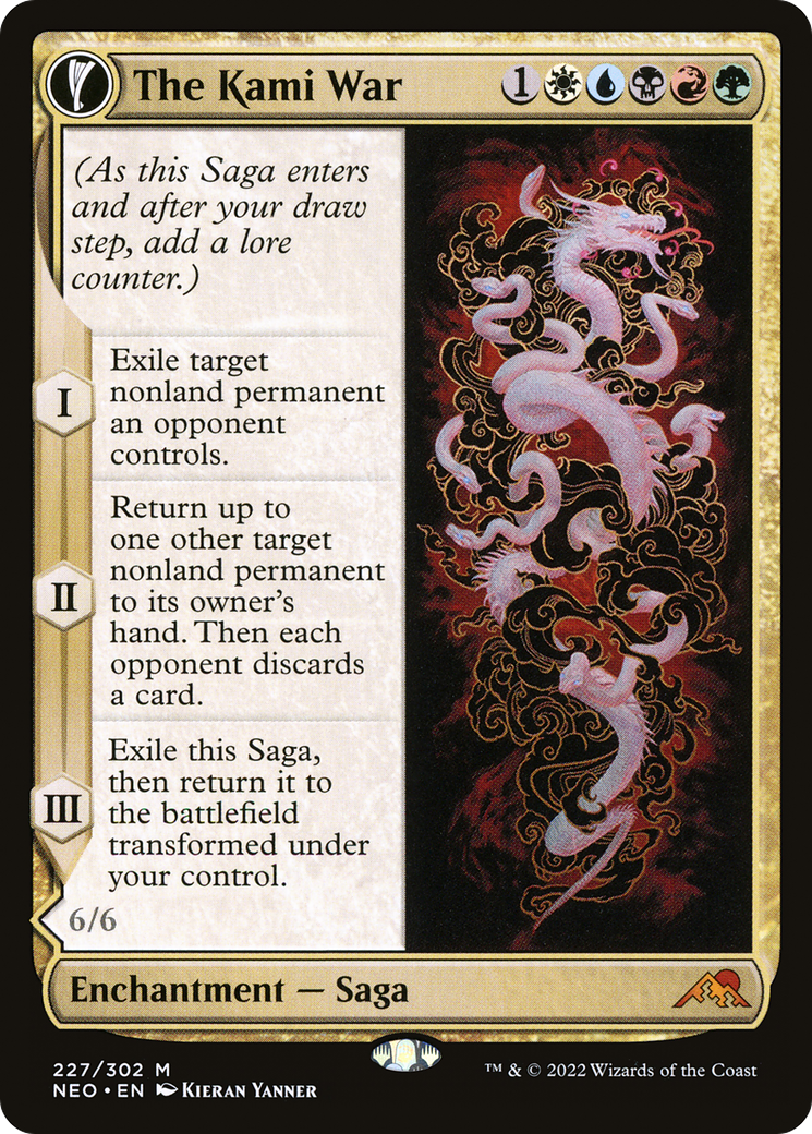FOIL The Kami War (NEO-227) - Kamigawa: Neon Dynasty - Magic The Gathering