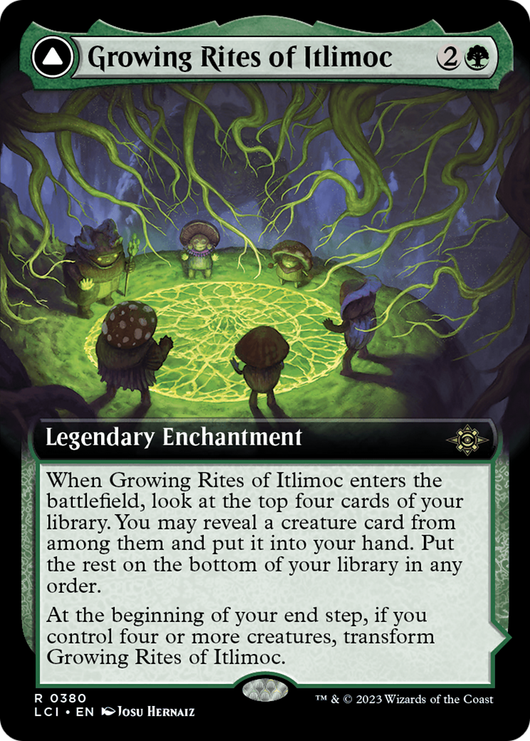 Growing Rites of Itlimoc (Extended Art) (LCI-380) - The Lost Caverns of Ixalan - Magic The Gathering