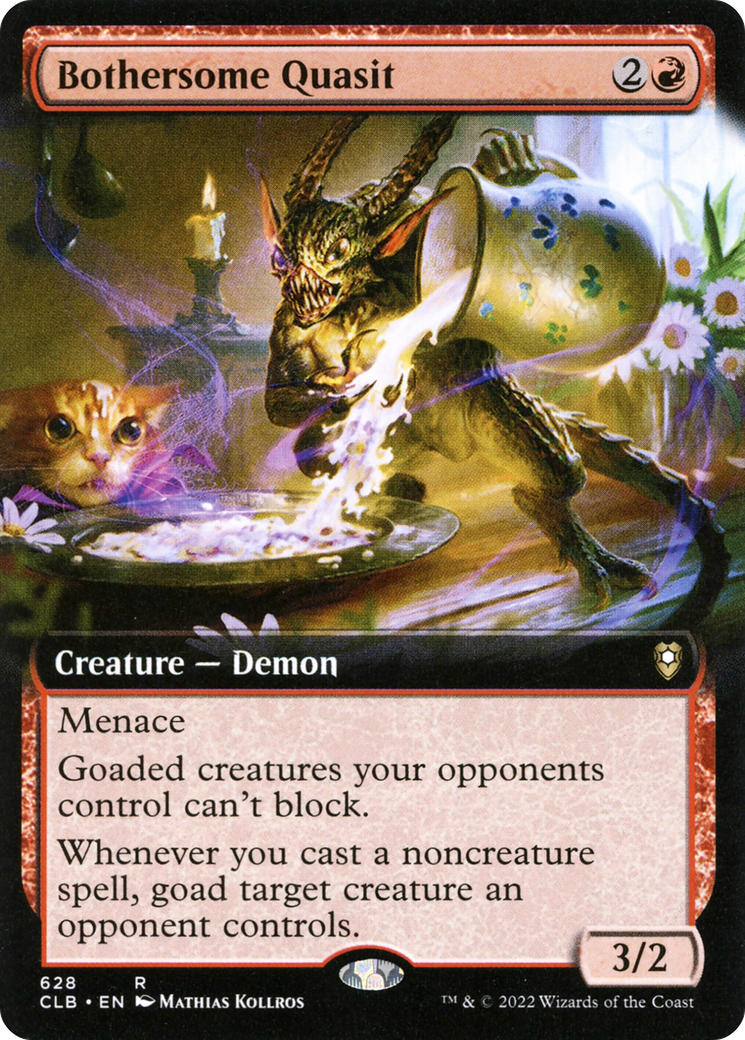 Bothersome Quasit (Extended Art) (CLB-628) - Commander Legends: Battle for Baldur's Gate - Magic The Gathering