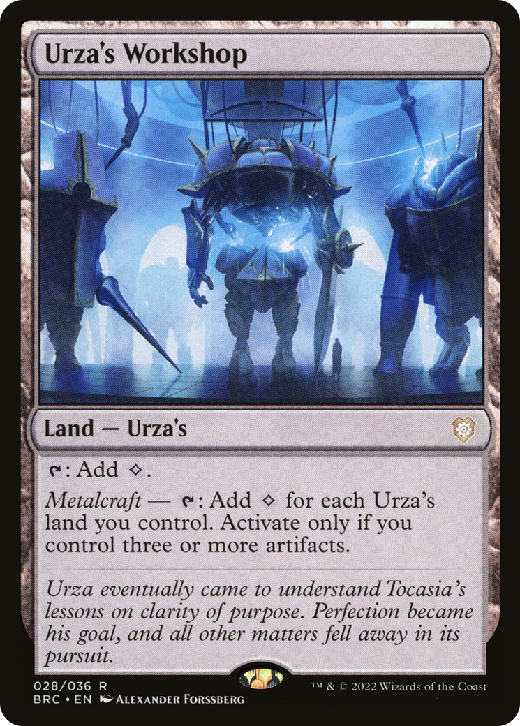 Urza's Workshop (BRC-028) - The Brothers' War Commander - Magic The Gathering
