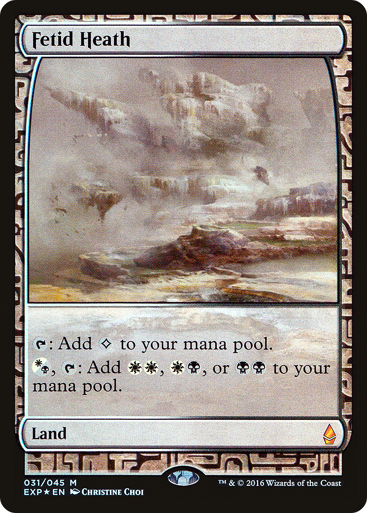 FOIL Fetid Heath (EXP-031) - Zendikar Expeditions - Magic The Gathering