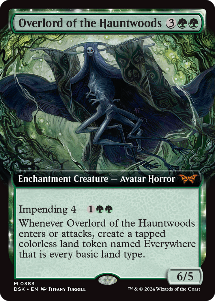 FOIL Overlord of the Hauntwoods (DSK-383) - Duskmourn: House of Horror - Magic The Gathering