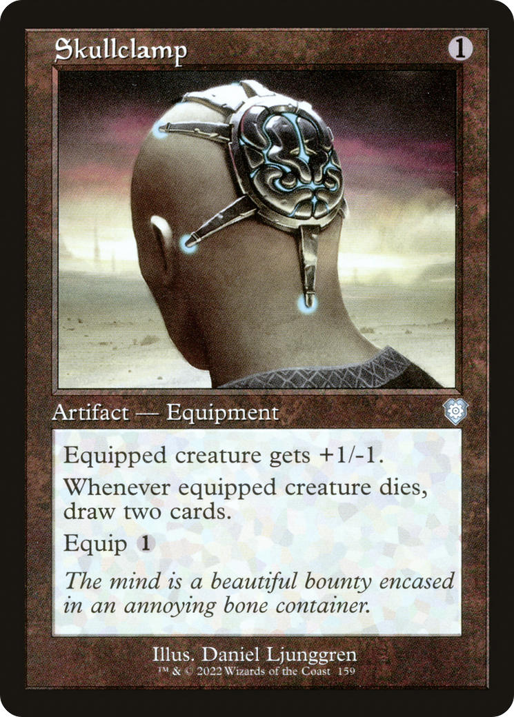 Skullclamp (Retro Frame) (BRC-159) - The Brothers' War Commander - Magic The Gathering