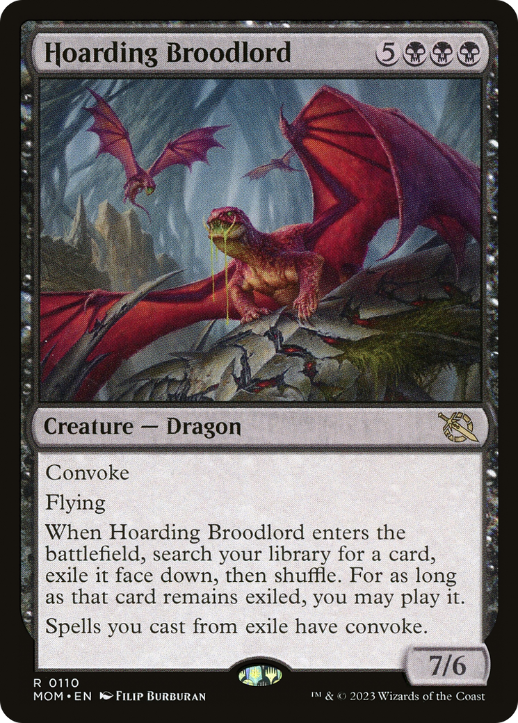 Hoarding Broodlord (MOM-110) - March of the Machine - Magic The Gathering