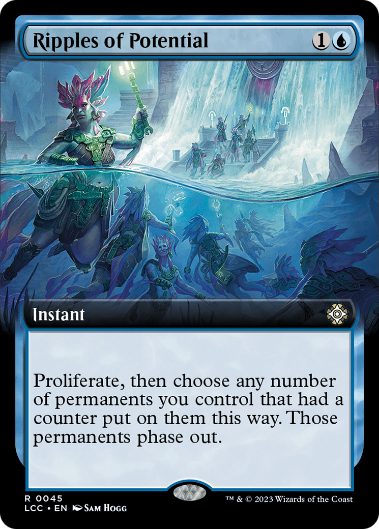Ripples of Potential (Extended Art) (LCC-045) - The Lost Caverns of Ixalan Commander - Magic The Gathering