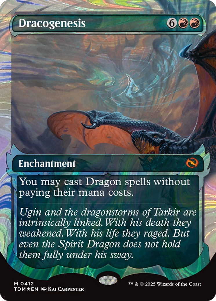 FOIL Dracogenesis (TDM-412) - Tarkir: Dragonstorm - Magic The Gathering