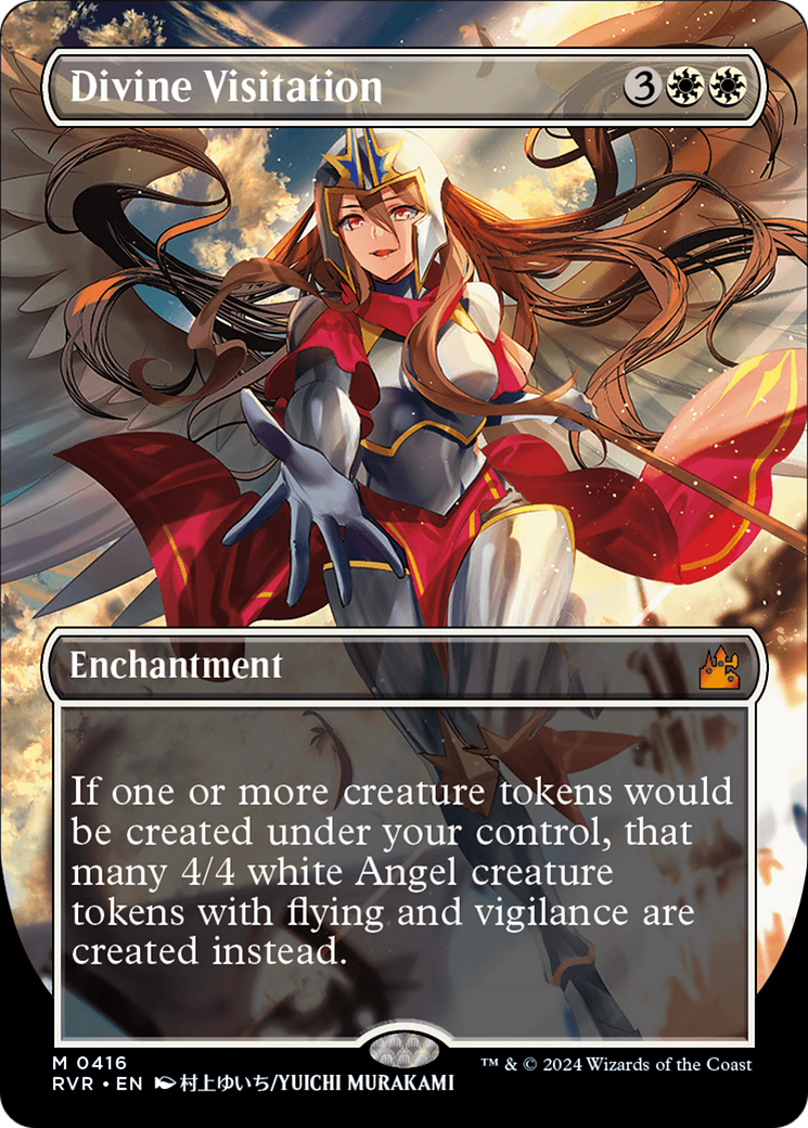 Divine Visitation (Anime Borderless) (RVR-416) - Ravnica Remastered - Magic The Gathering