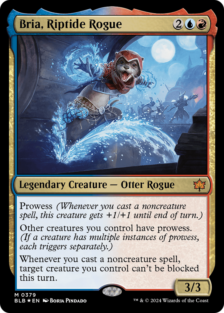 FOIL Bria, Riptide Rogue (BLB-379) - Bloomburrow - Magic The Gathering